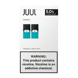JUUL PODS CL MENTHOL 5% 2/8CT