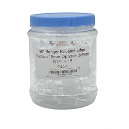 GLASS BANGER FEMALE 18MM GL31 15