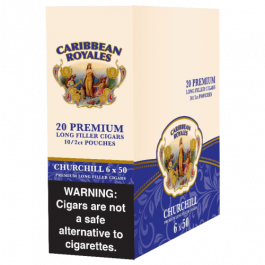 CARIBBEAN ROYALES CHURCHIL 10/2P - CIGARETTES