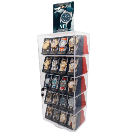 WATCH DISPLAY WITH BRACELET 40CT