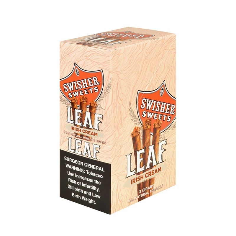 SWISHER LEAF $2.49 IRISH 10/3CT - CIGARETTES