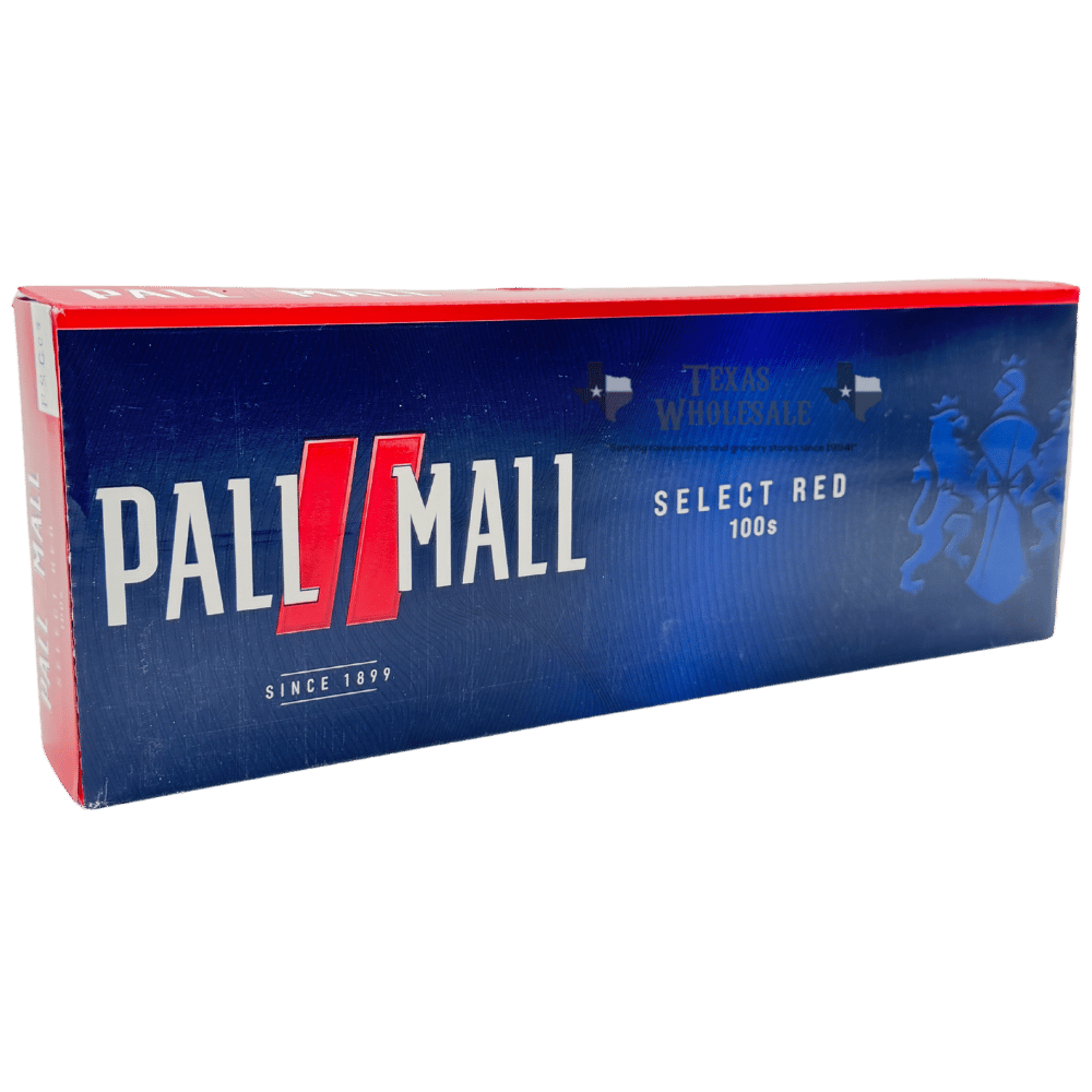 pall mall 100 cigarettes PALL MALL SELECT RED 100 BOX - CIGARETTES