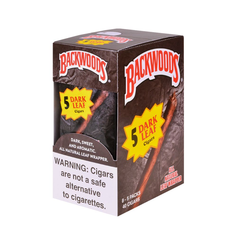 BACKWOODS 5PK DARK LEAF 8CT