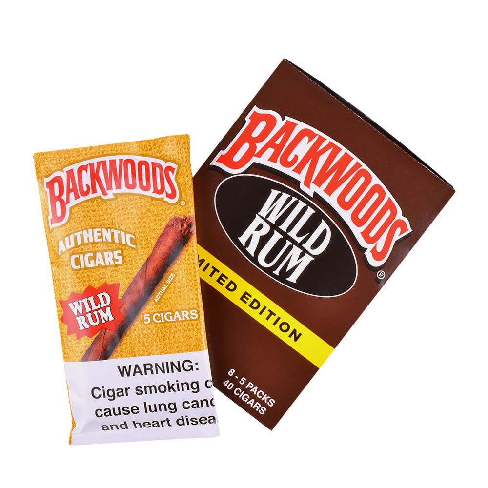 BACKWOODS 5PK WILD RUM 8CT