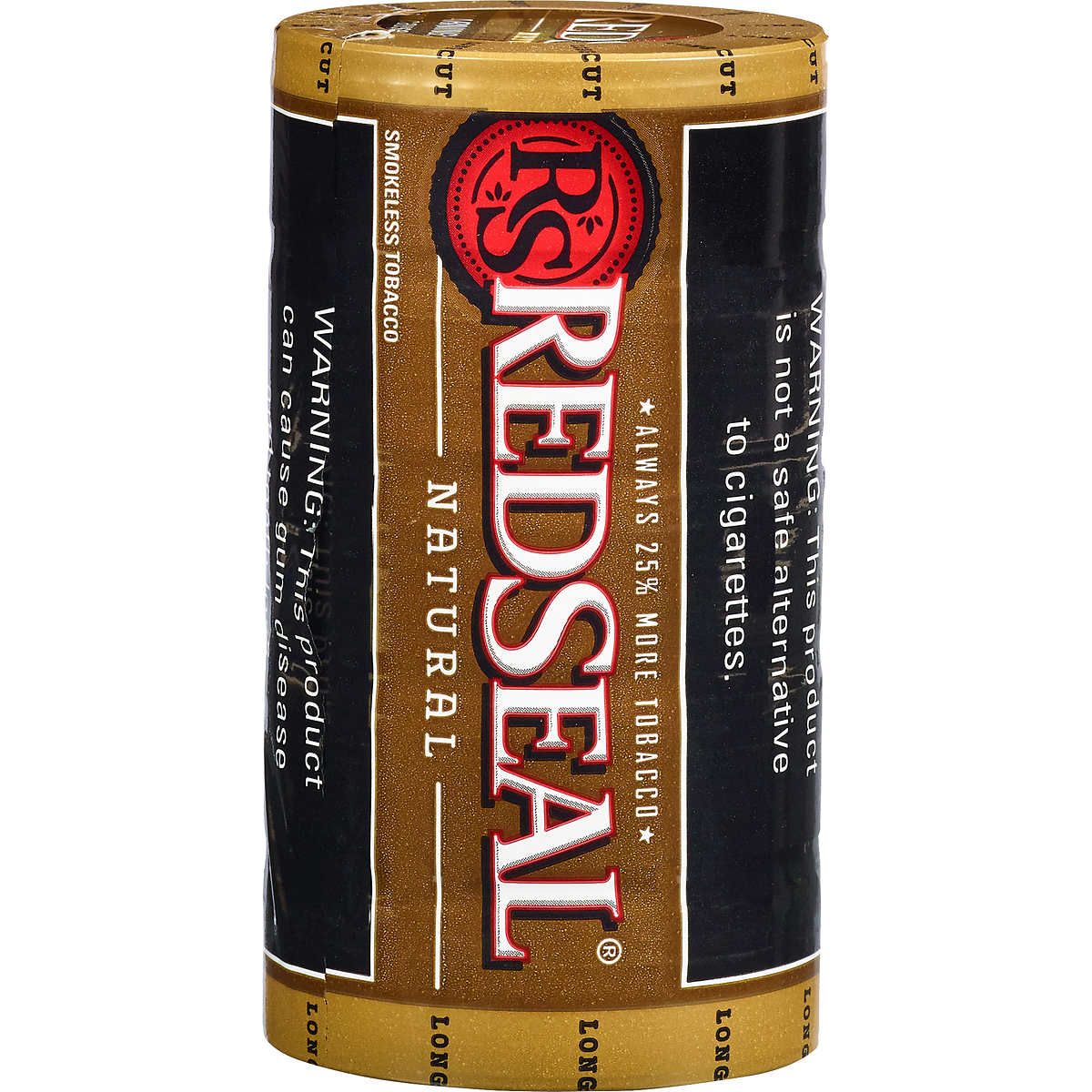 red seal tobacco RED SEAL LONG CUT NATURAL 5CT