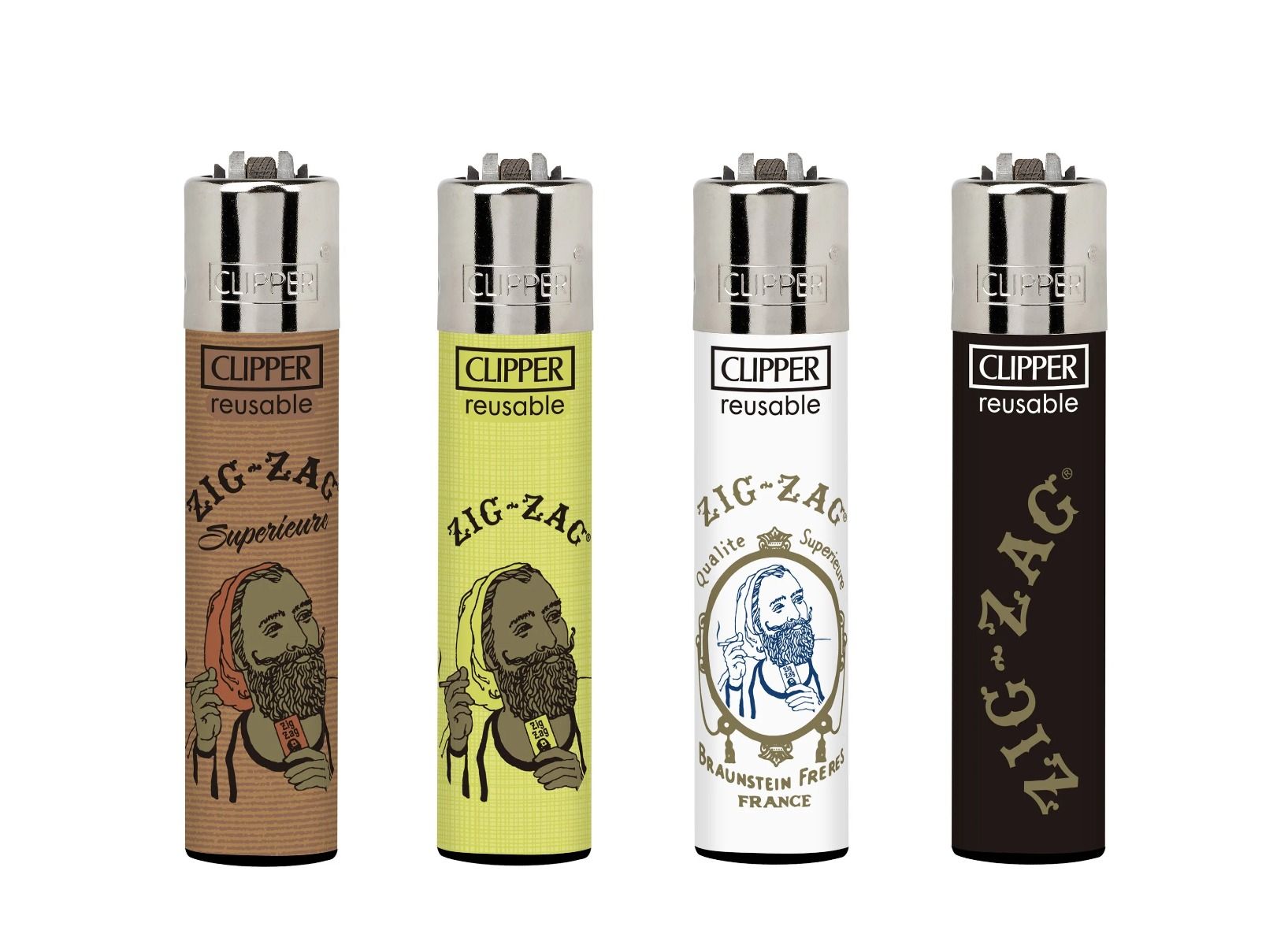 CLIPPER LIGHTER ZIG-ZAG 1 48CT - LIGHTERS AND BUTANE
