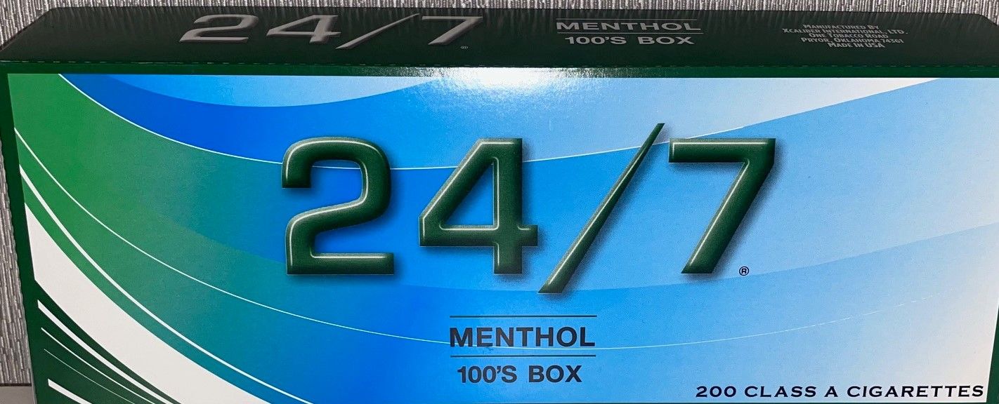 Atis Menthol 100s Carton Cigarettes Nicotine 24/7 Menthol 100's Cigarettes 10 Cartons|24/7 Menthol 100's Cigarettes USA Gold Australia