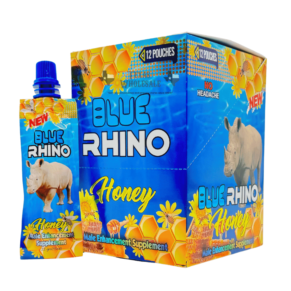 BLUE RHINO HONEY 12CT