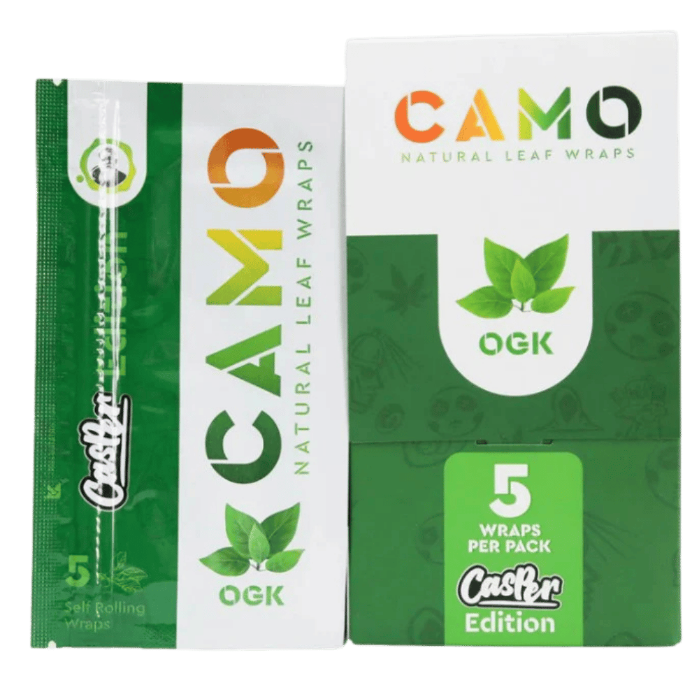 camo tobacco wraps CAMO TEA WRAPS CASP OGK 25/5PK - CIGARETTES PAPERS