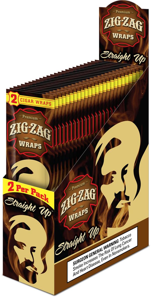 ZIG ZAG WRAPS STRAIGHT UP 15/4PK - CIGARETTES