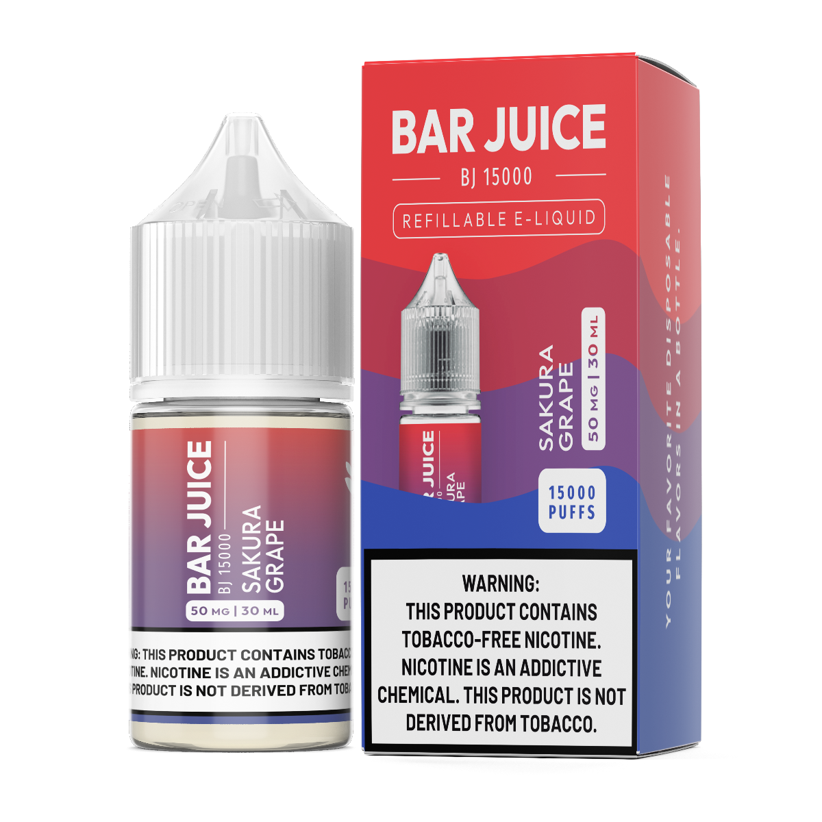 50mg vape juice Blue Razz ICE SALT - Bar Juice - Salt Nicotine