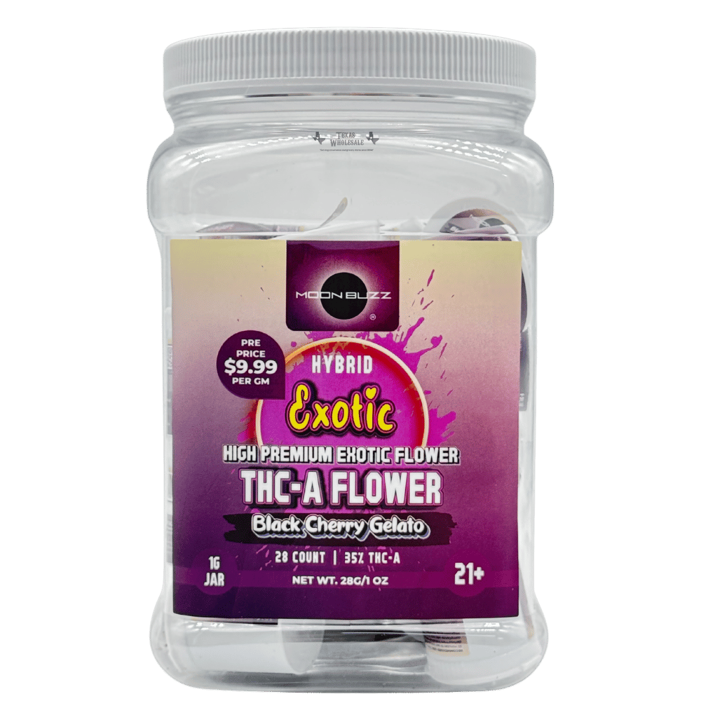 MOON BUZZ FLOWER 1G BLACK 28CT - HEMP - CATEGORIES
