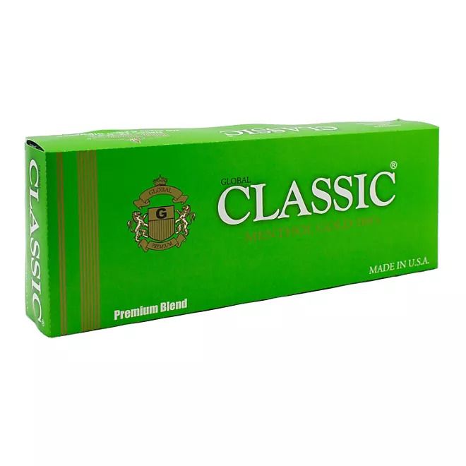CLASSIC MENTHOL GOLD 100 BOX - CIGARETTES