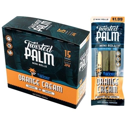 TWISTED PALM 2/1.99 ORANGE 15/2P - CIGARETTES PAPERS