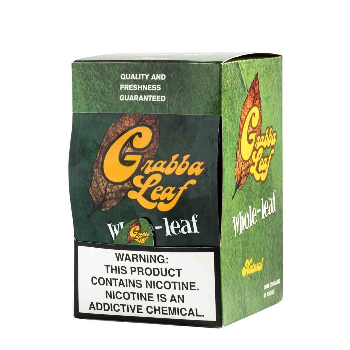 whole leaf tobacco GRABBA LEAF WHOLE LEAF 10CT - CIGARETTES