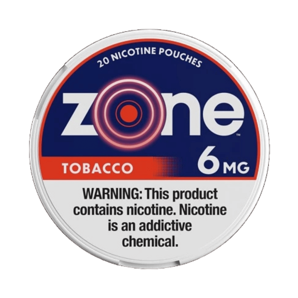 ZONE POUCH TOBACCO 6MG 5CT