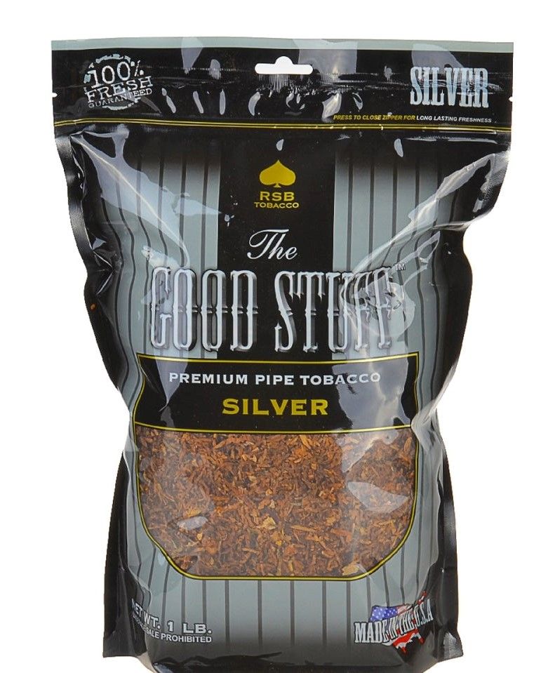 the good stuff tobacco THE GOOD STUFF SILVER 16OZ