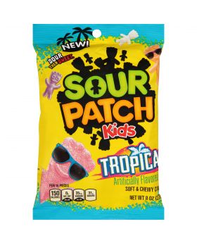SOUR PATCH PEG TROPICAL 8OZ