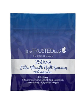 TRUSTED GUMMY 250MG 5PK NIGHT 15