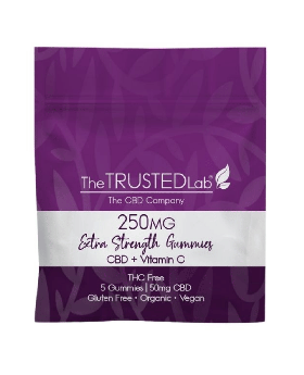 TRUSTED GUMMY 250MG 5PK DAY 15CT