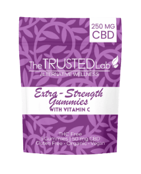 TRUSTED GUMMY 250MG 5PK DAY 15CT