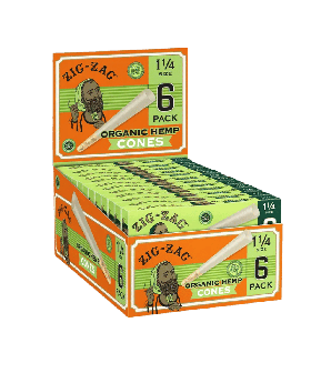 ZIG ZAG CONES OR 11/4 6PK 24CT