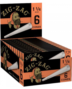 ZIG ZAG CONES 11/4 6PK 24CT