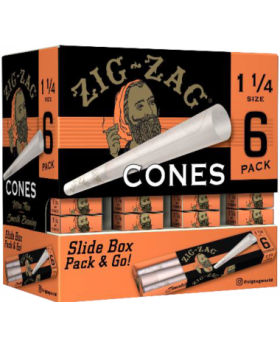 ZIG ZAG CONES 11/4 6PK 36CT