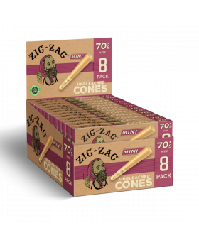 ZIG ZAG CONES UB 70S 8PK 18CT