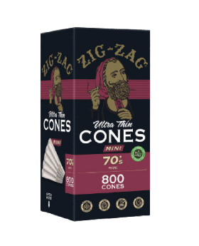 ZIG ZAG CONES UT MINI 70'S 800CT