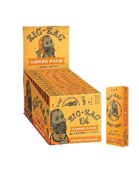 ZIG ZAG PAPER + TIPS ORANGE 24CT