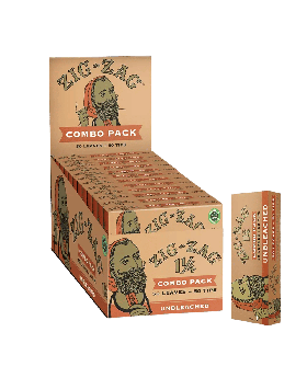 ZIG ZAG PAPER + TIPS UNBLEACH 24