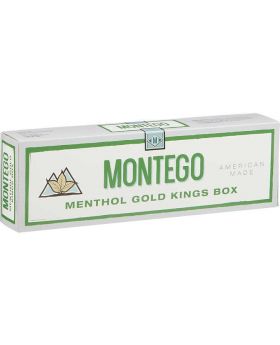 MONTEGO MENTHOL GOLD KING BOX