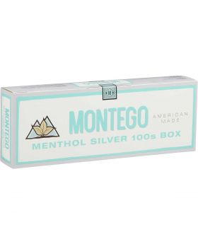 MONTEGO MENTHOL SILVER 100 BOX