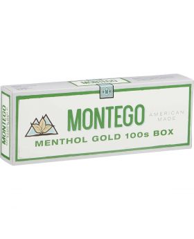 MONTEGO MENTHOL GOLD 100 BOX
