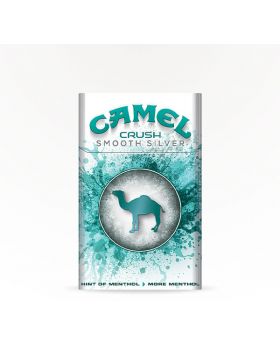 CAMEL CRUSH SMOOTH SILVER BOX
