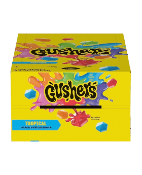 GUSHERS FRUIT TROPICAL 4.25OZ 8C