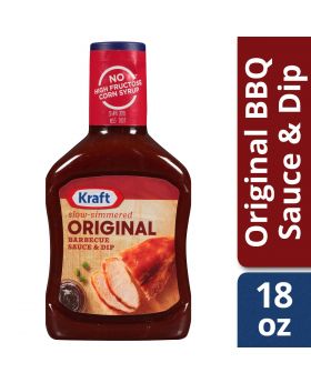 KRAFT BBQ SAUCE ORIGINAL 18OZ