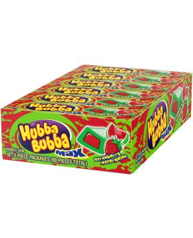 HUBBA BUBBA MAX STRAWBERRY 18CT