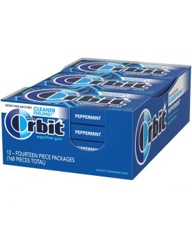 ORBIT PEPPERMINT 12CT