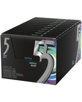 5 GUM RPM MINT 10CT