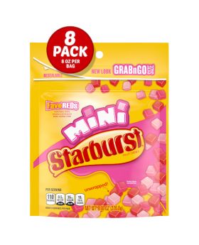 STARBURST MINI FAVE REDS 8OZ