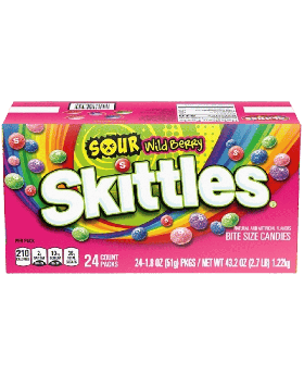 SKITTLES SOUR WILD 1.8OZ 24CT