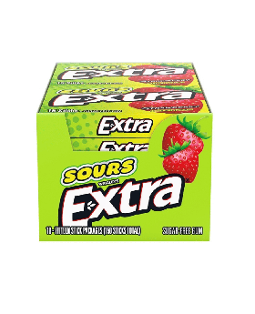 EXTRA SOUR STRAWBERRY 10CT