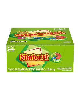 STARBURST SOUR CANDY 24CT