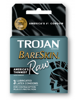 TROJAN BARE SKIN RAW 6CT