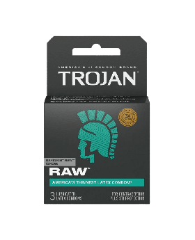 TROJAN BARE SKIN RAW 6CT