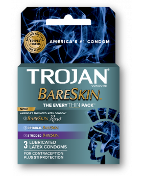 TROJAN BARE SKIN ASST 6CT