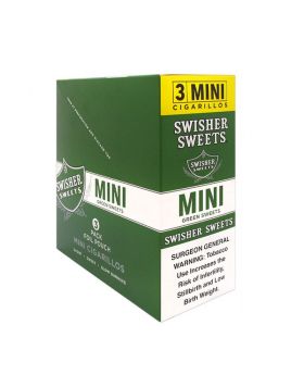 SWISHER MINI 15/3PK GREEN SWEET