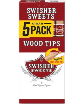 SWISHER CIG WOOD TIP 5F3 10/5PK